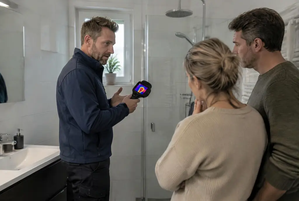 Lekdetectie Nootdorp – specialist legt bevindingen uit aan bewoner
